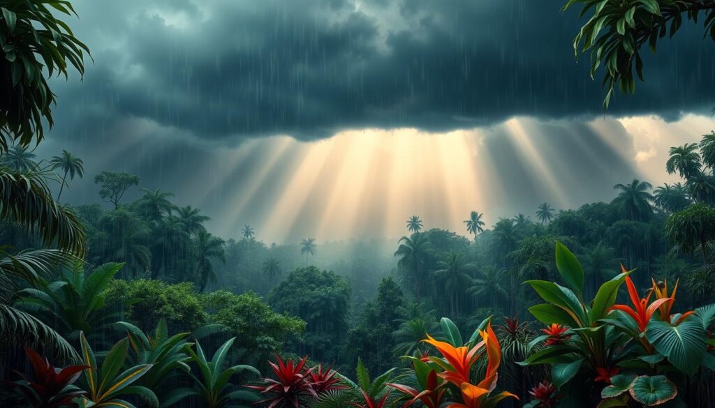 Amazon rainforest weather variations